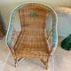 Fauteuil enfant en rotin