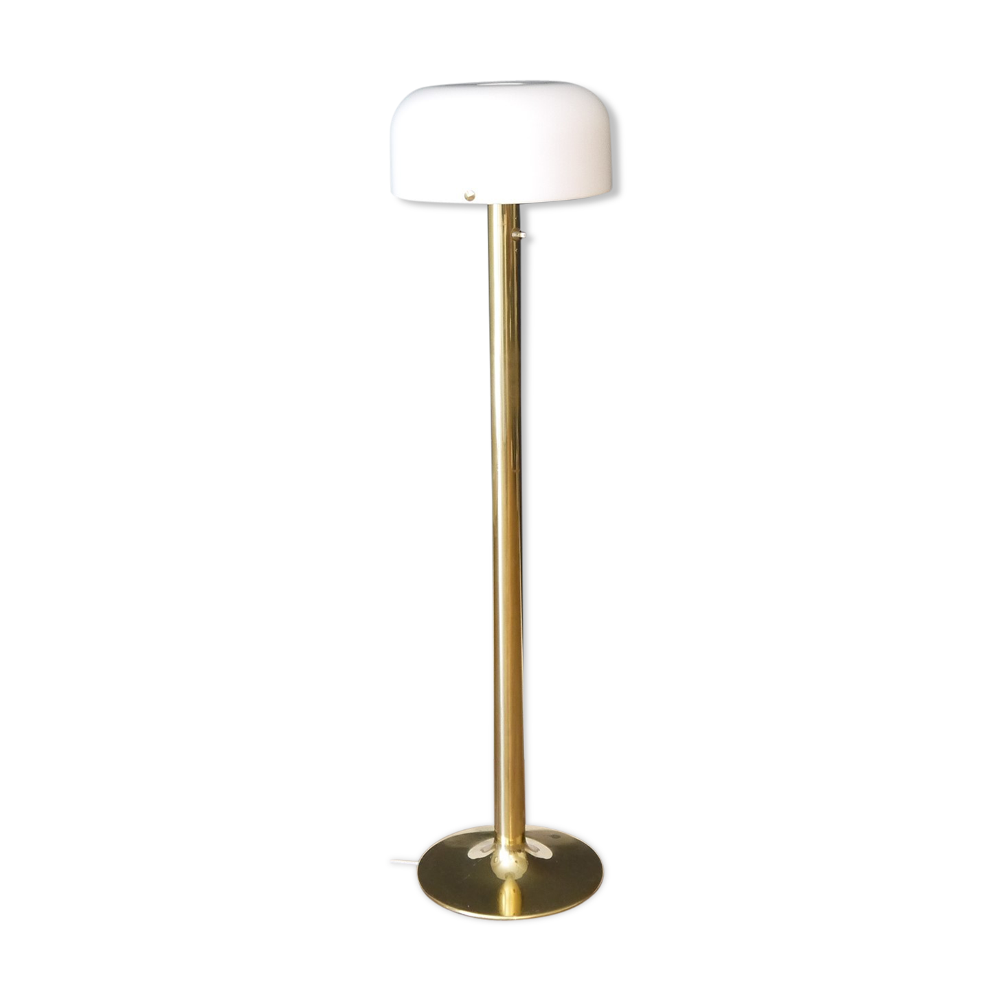 Scandinavian brass and plexiglas lamppost Atelje Lyktan 1970