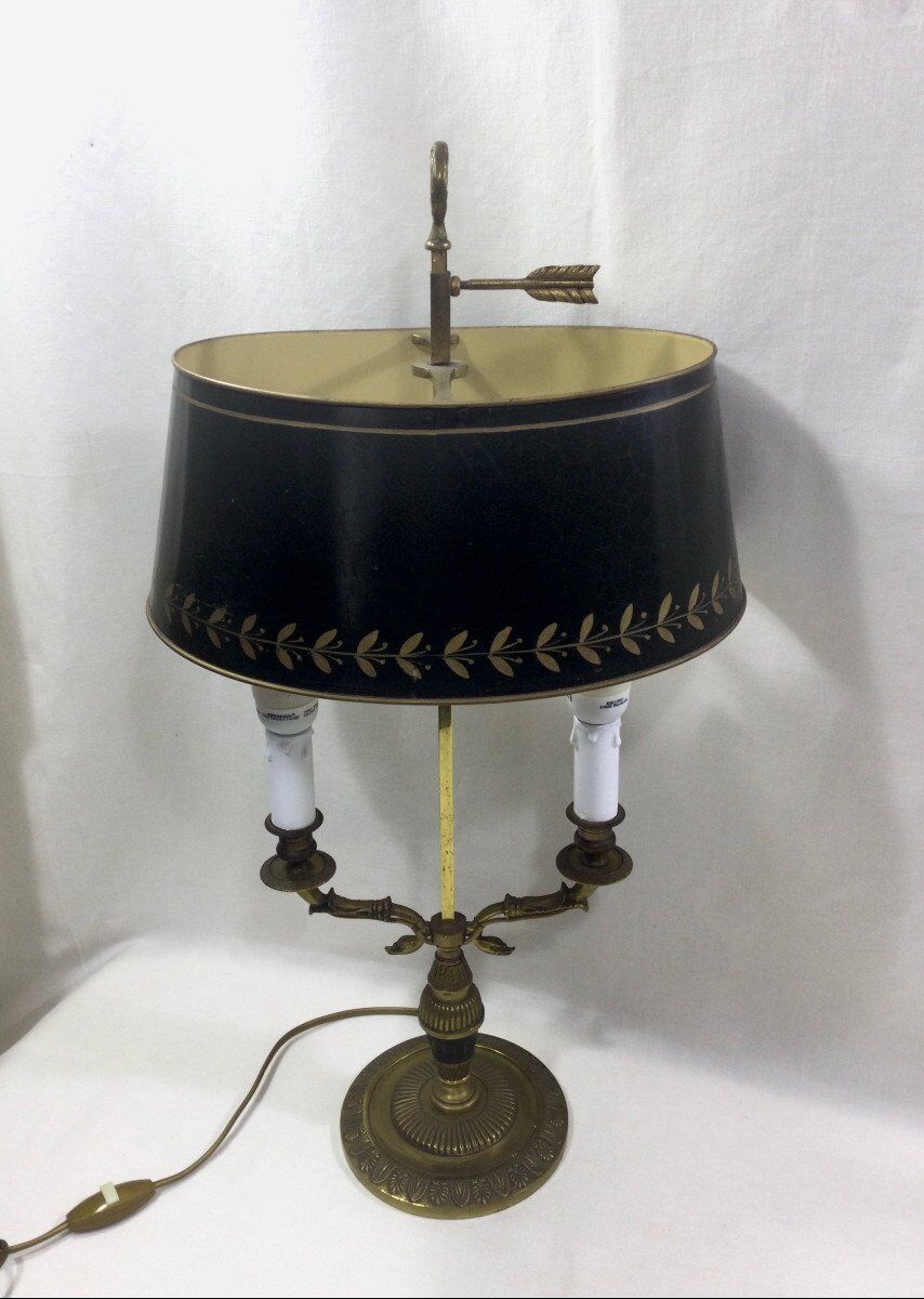 Two light empire hot water bottle lamp