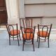 Set of four bistro chairs