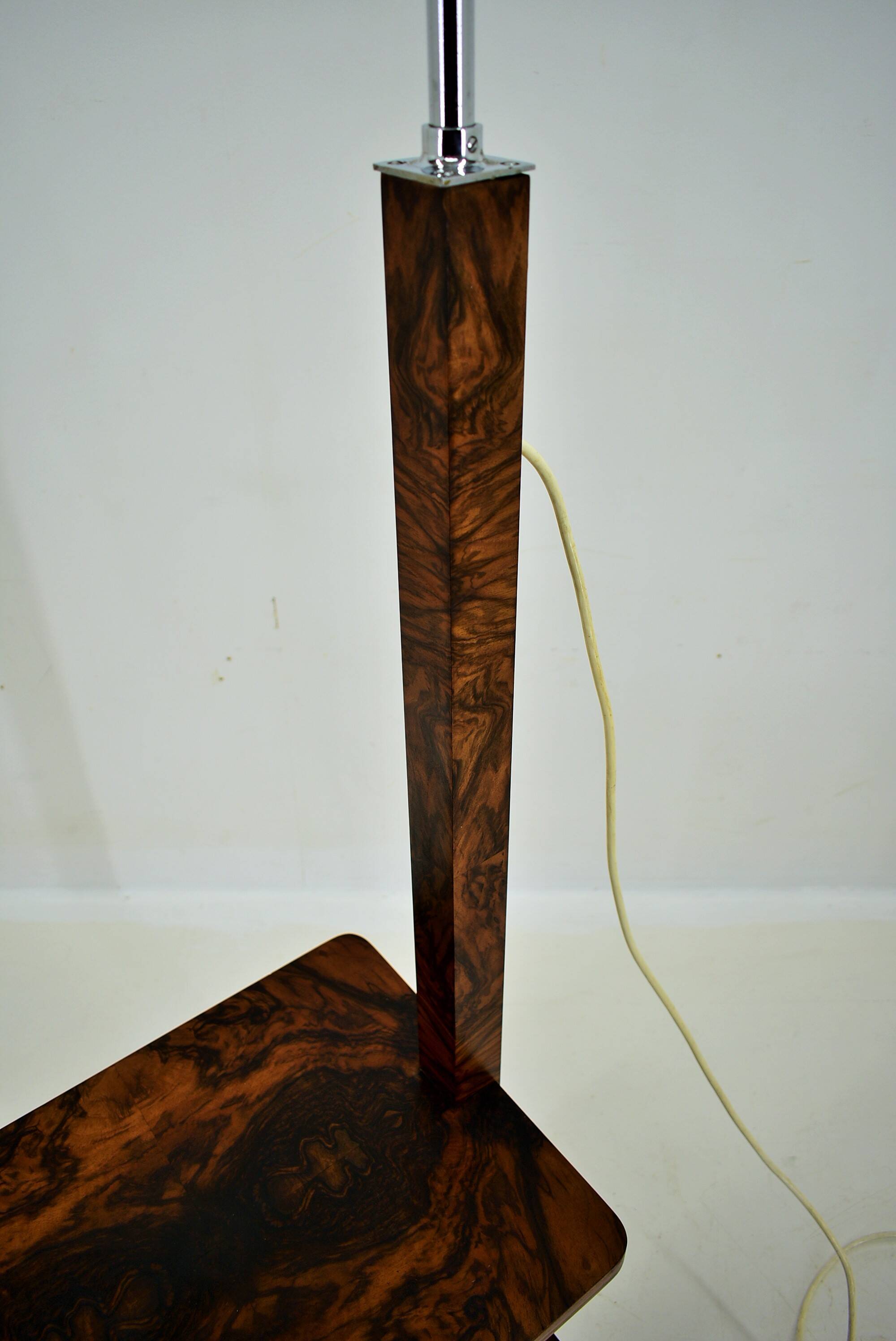 1930s Art Deco Floor Lamp, Czechoslovakia