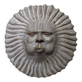 Handcrafted ceramic wall sun