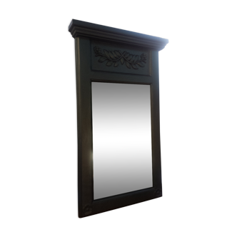 Black wood mirror 60x101cm