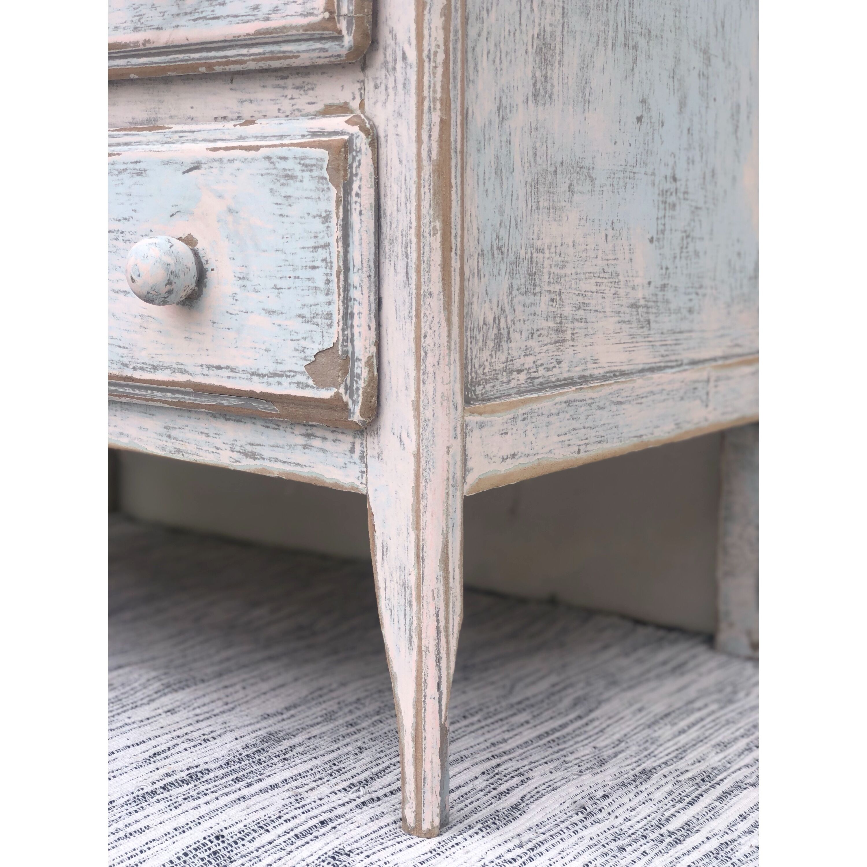 Patinated vintage chest of drawers