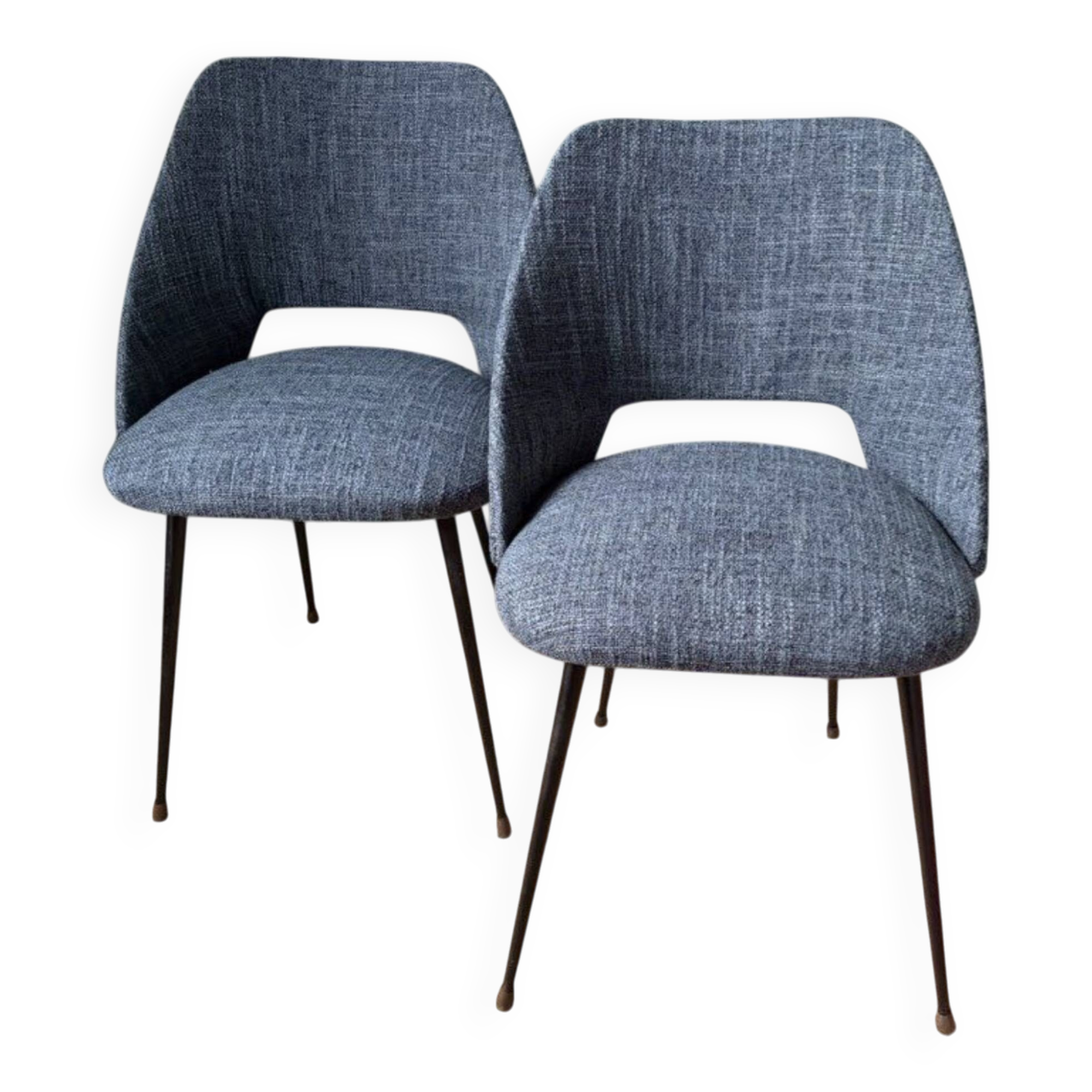 Paire de chaise gondole vintage 