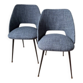 Paire de chaise gondole vintage 