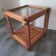 Side table, end table, brutalist style