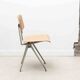 Chaise vintage Marko S101 hêtre et gris