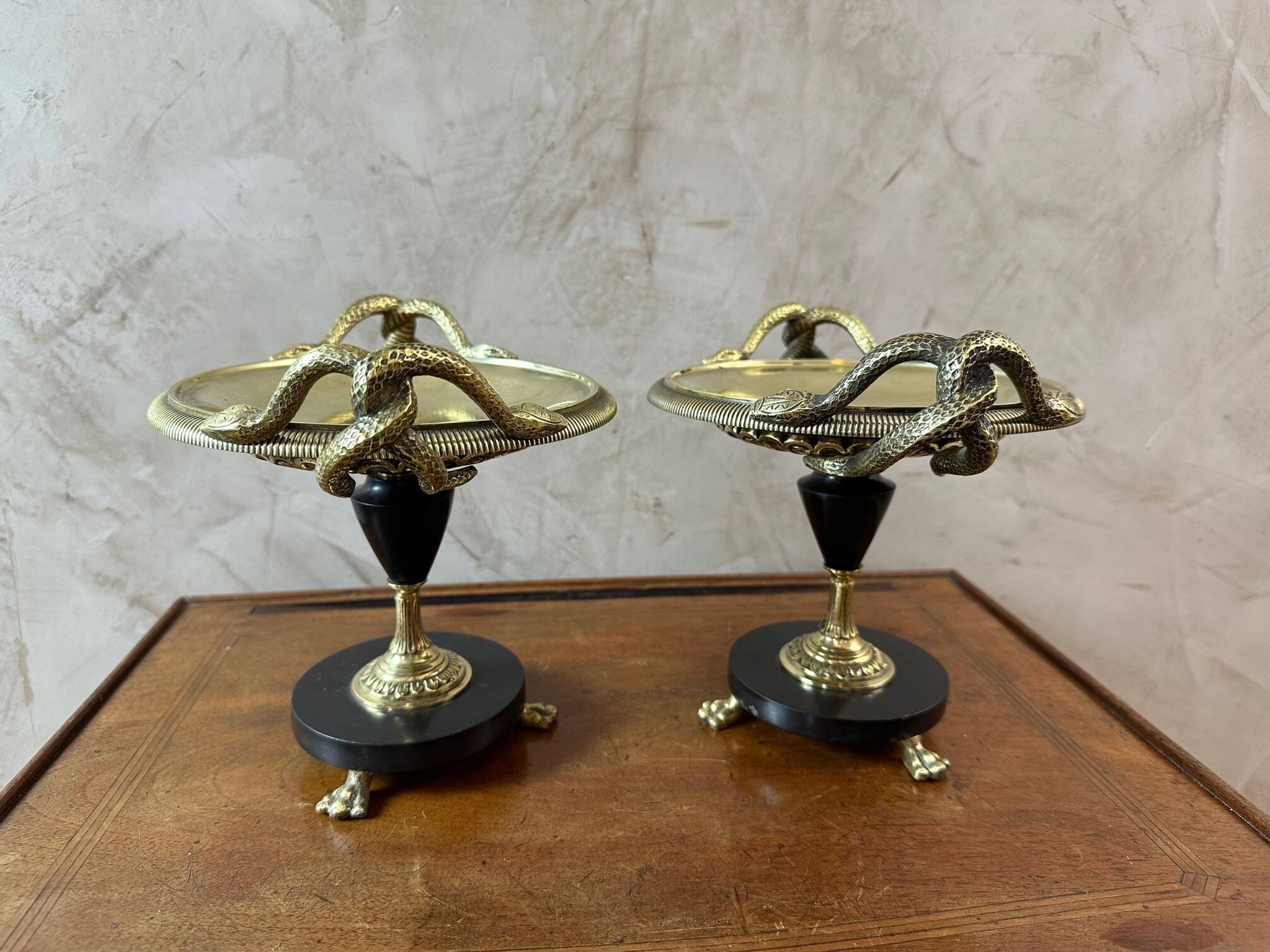 Pair of pharmacy casseroles