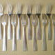 24 Table covers, silver metal housewife GOLD DAR