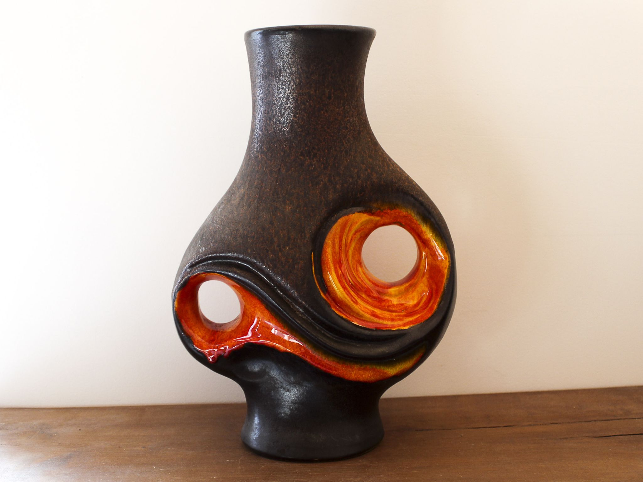 Vase en céramique Walter Gerhards Germany