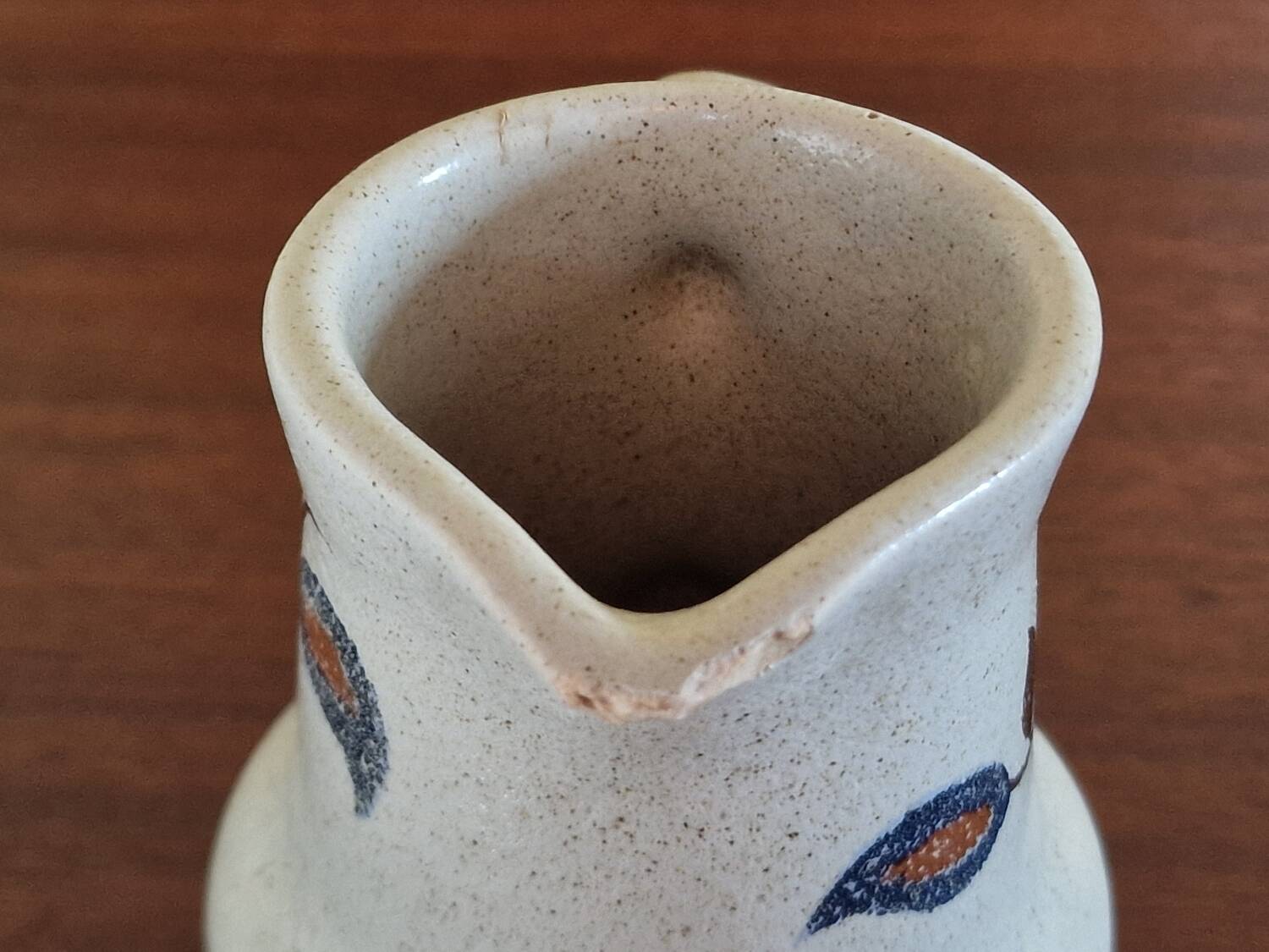 "Sologne" coffee service, glazed stoneware, St Amand earthenware