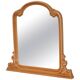 Vintage Art Deco decorative mirror with a thick frame.