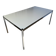 USM Haller desk in pearl grey laminate