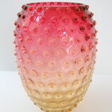 Vintage vase bubble glass 1960