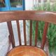 6 bistro chairs, pattern on the seat