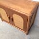 Sideboard wood, bamboo and rattan