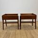 Paire de tables de chevet en teck danois, années 1960