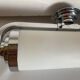 Vintage art deco wall lamp, tube style, horizontal or vertical