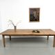 Very large farmhouse table in solid oak, 1950s – L300 cm