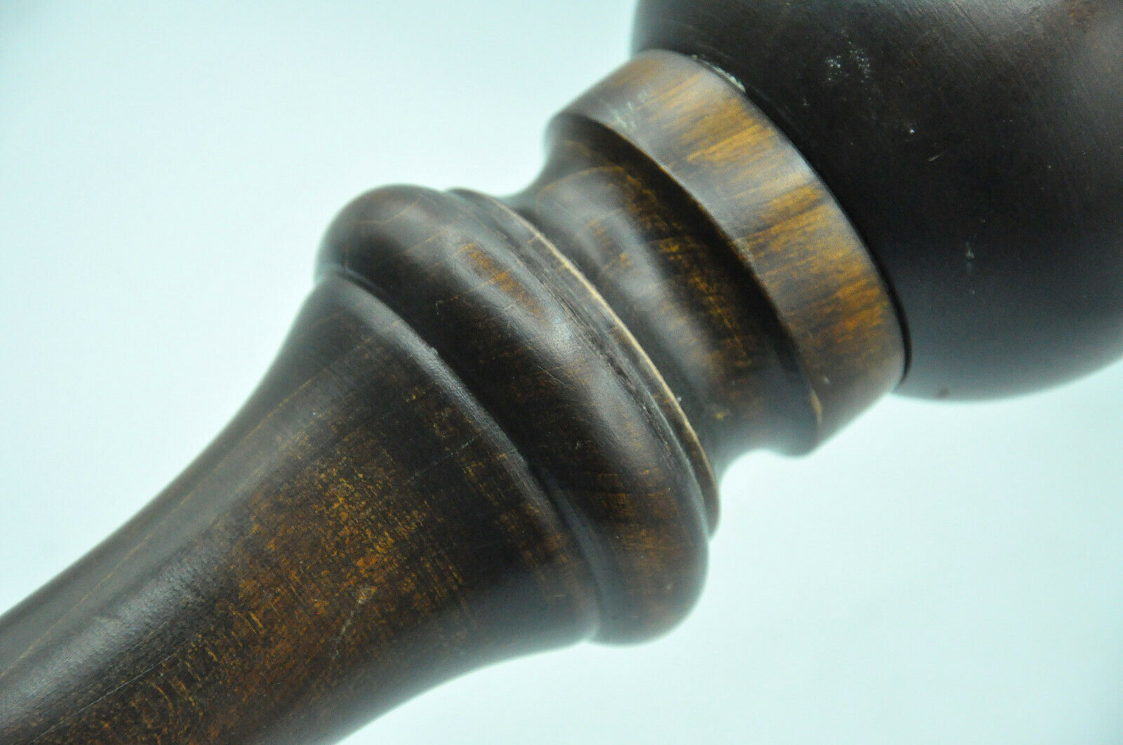 Functional wood pepper mill decoration