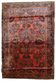 Handmade antique Persian Sarouk rug 4' x 6.4' (122cm x 195cm) 1920s - 1B790