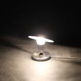 1930s Bauhaus Nickel Table Lamp, Czechoslovakia