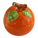 retro vintage orange slip box