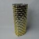 Golden Bamboo effect glass vase by Nachtmann, Germany, 1980
