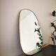 Miroir laiton doré 53 cm