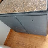 Charcoal grey sideboard, marble top