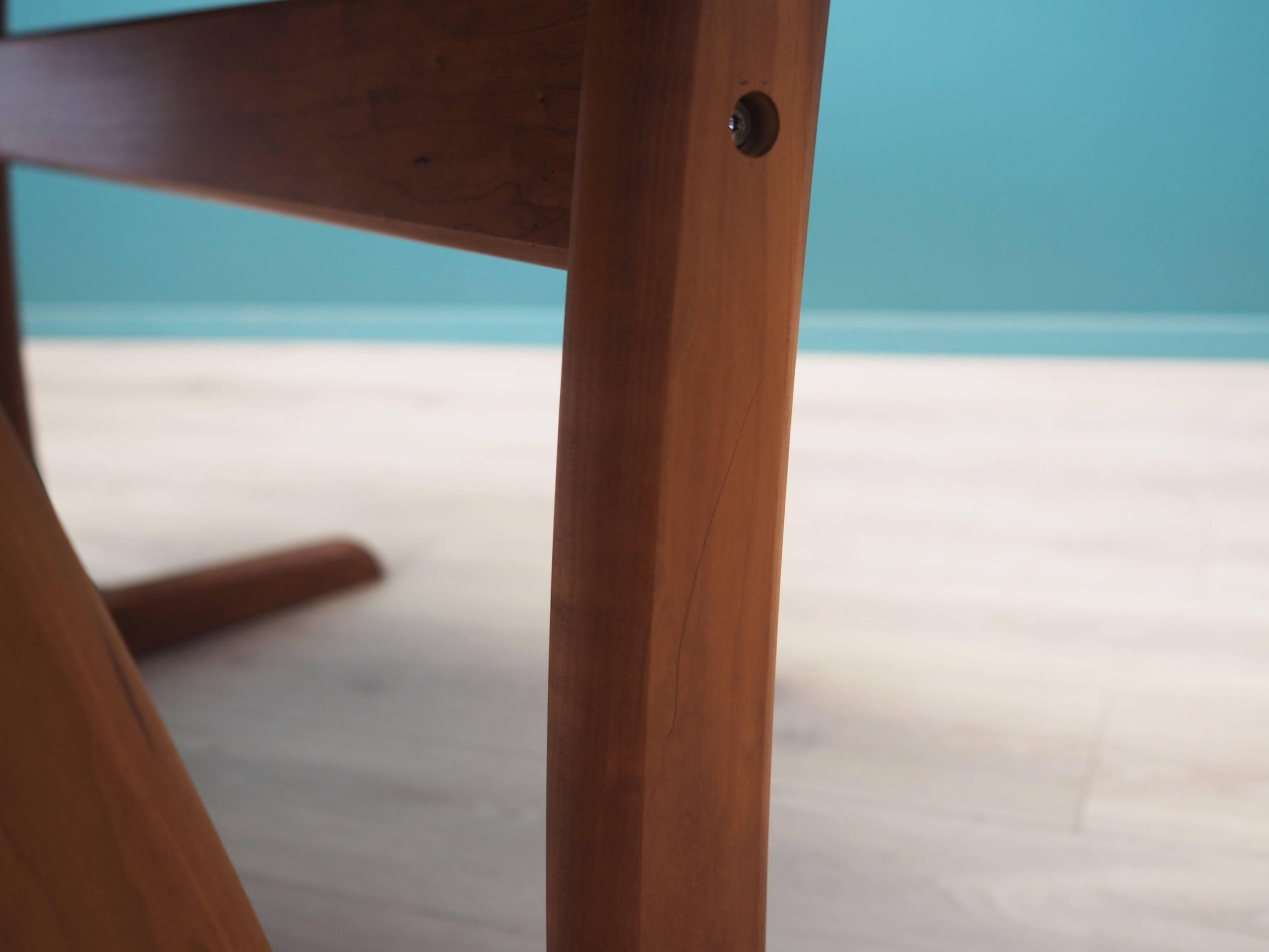 Cherry table, Danish design, 1970s, production: Denmark