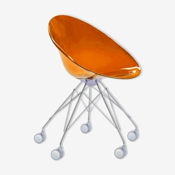 Fauteuil Eros Orange par designer Philippe Starck pour Kartell
