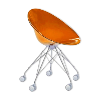 Eros Orange chair by designer Philippe Starck for Kartell