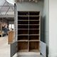 Patinated workshop furniture with compartments (renovated)