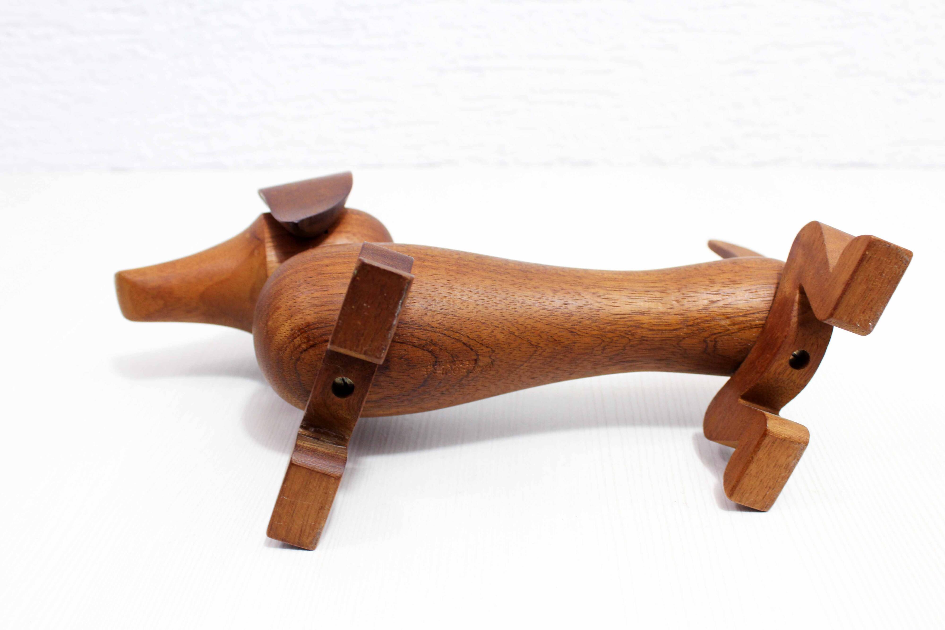 Dachshund by Kay Bojesen in teak 1950
