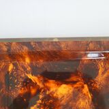 Vintage plexiglass tray 1970