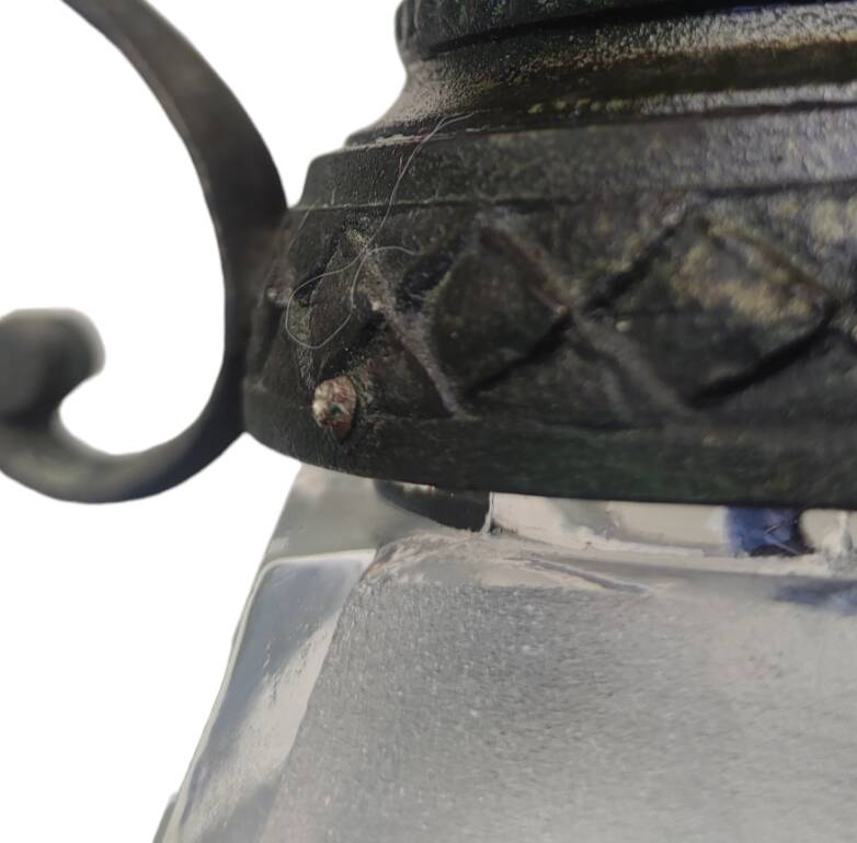 Art deco chandelier suspension