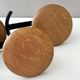 Vintage Set of 4 Wooden & Metal Coat Hooks | Wall-Mounted Hooks