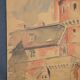 French school 20th century "The castle tower" watercolor