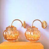 Bubble wall lights Helena Tynell, 1970.