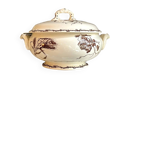 Large brown ironstone tureen HB & Cie