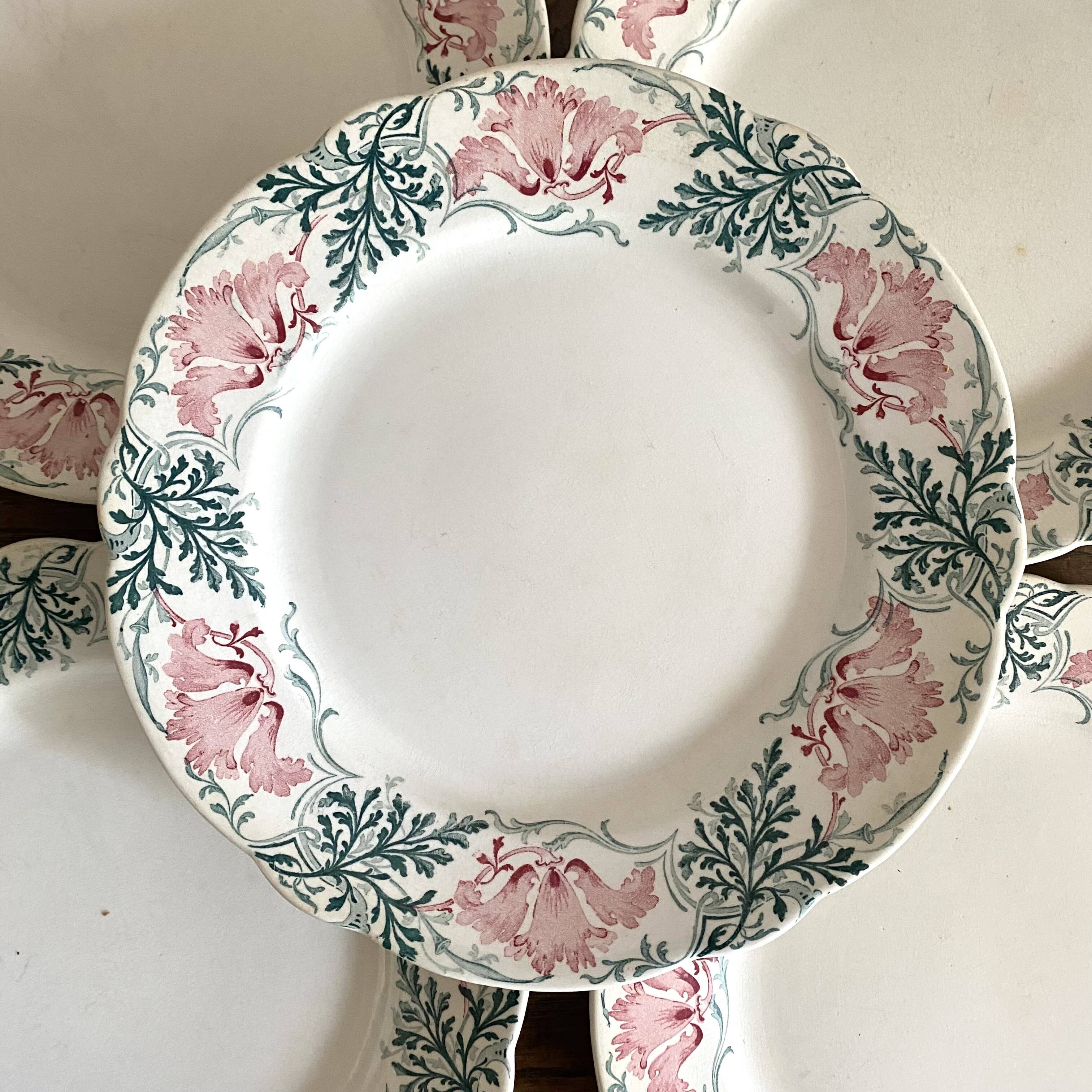K&G Luneville ironstone flat plates, Roland model