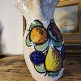 Pitcher decorated with fruit