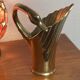 Vase cygne en laiton massif
