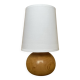Old blond wood lamp