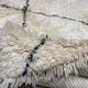 Tapis laine blanc berbere beni ouarain 180x255cm
