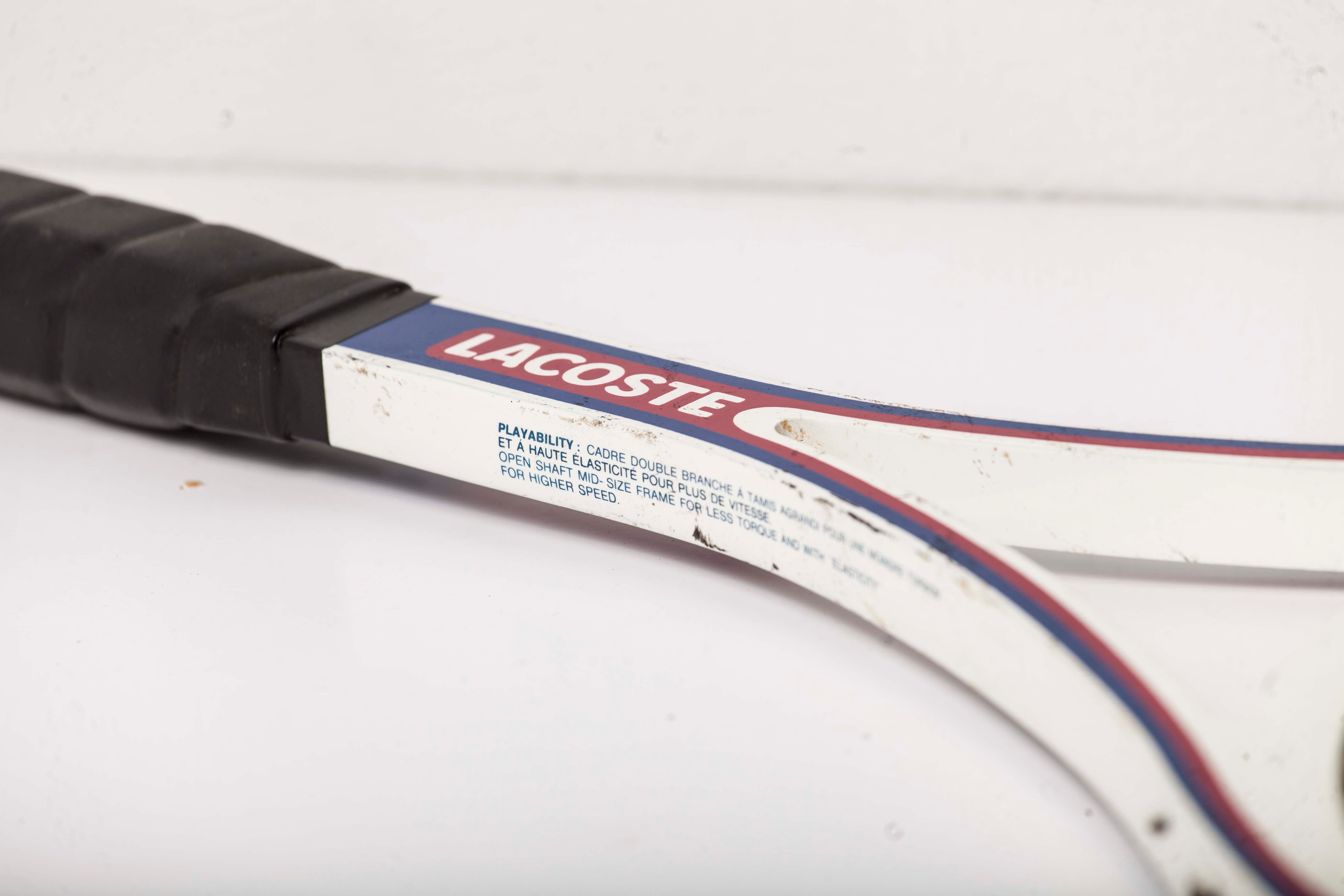 Racket Lacoste light top 1980