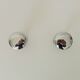 Pair of vintage chrome coat hooks from the 70s