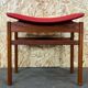 Tabouret en teck Inger Klingenberg pour France & Daverkosen 60/70